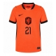 Billige Fotballdrakt Nederland Frenkie de Jong #21 Replika Hjemmedrakt Dame VM 2026 Kortermet Billige Fotballdrakt Nederland Frenkie de Jong #21 Replika Hjemmedrakt Dame VM 2026 Kortermet